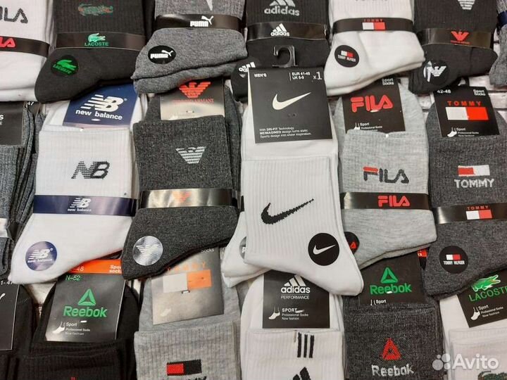 Носки Nike Adidas Puma Reebok