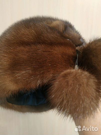 Шапка норковая женская 58 размер