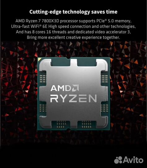Новый процессор AMD Ryzen7 7800X 3D OEM