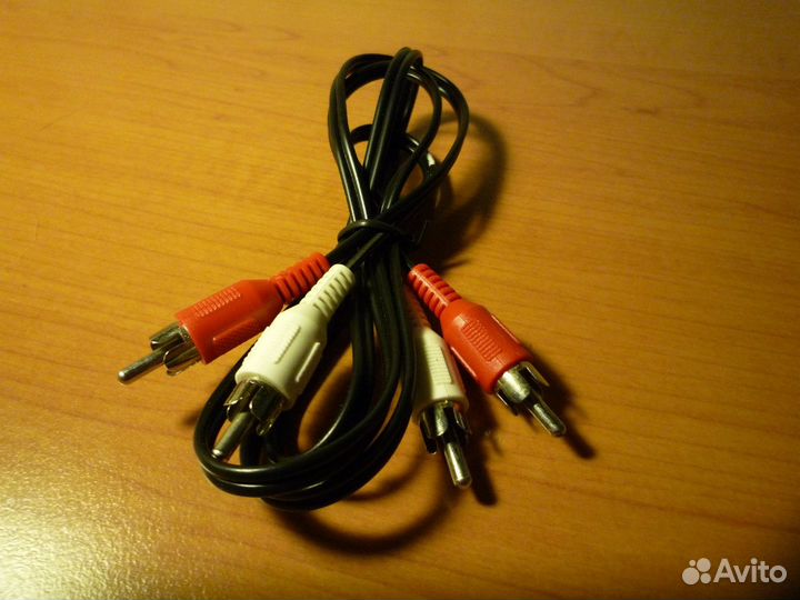 Кабель 2RCA/2RCA тюльпаны