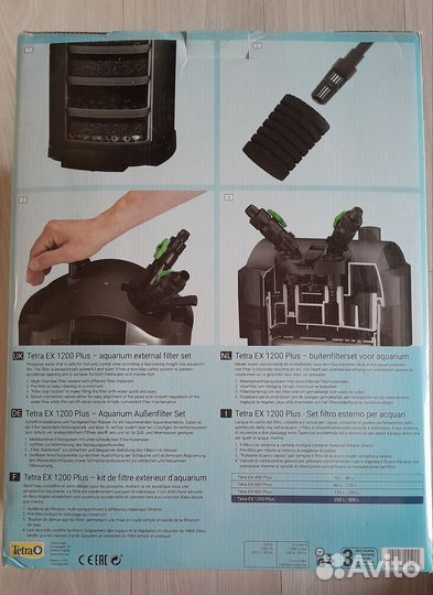 Внешний фильтр tetra ex 1200