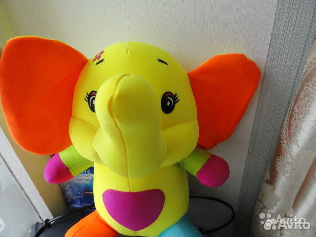 Слоник, милая мягкая игрушка большая новая