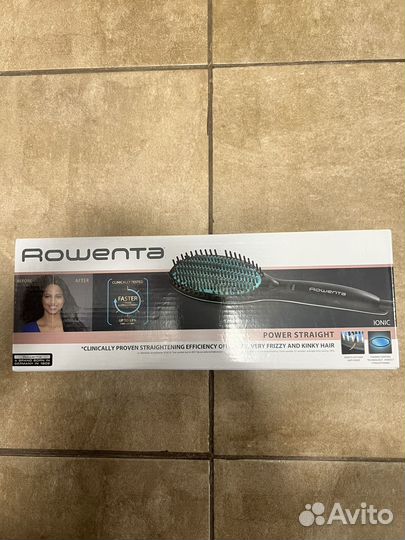 Расческа выпрямитель электрическая rowenta новая