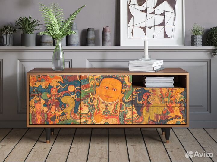 Тв-тумба T7 - Орех - God