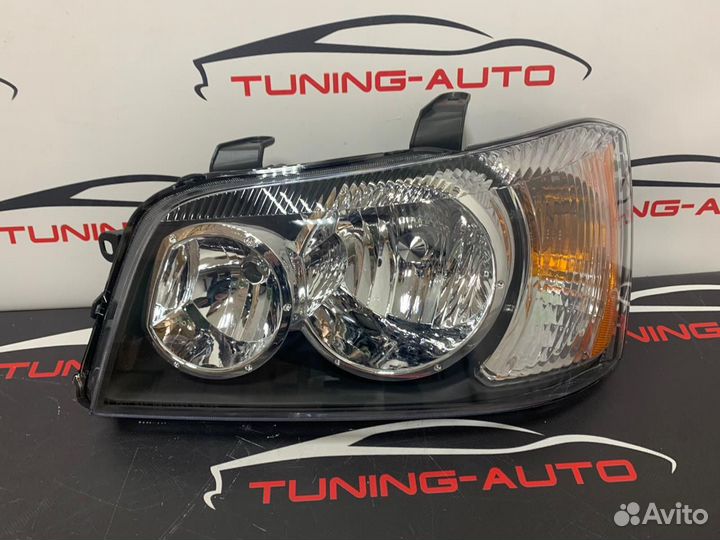 Фары RH+LH Toyota Kluger V/Highlander (XU20) 2000-2007 год. Темные