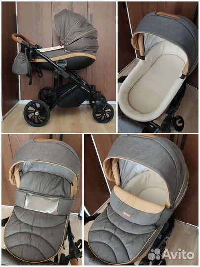 Коляска 2 в 1 Tutis Mimi Style