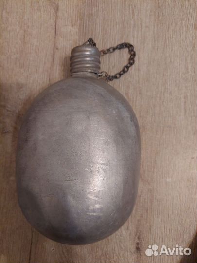 Фляга алюминиевая солдатская