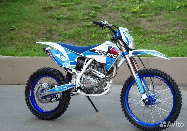Мотоцикл Motoland XT250 голубой