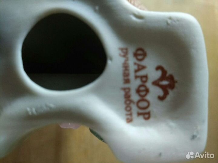 Подсвечник фарфоровый ручная работа