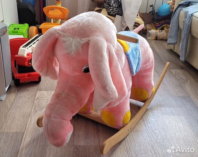 Детская качалка слоник