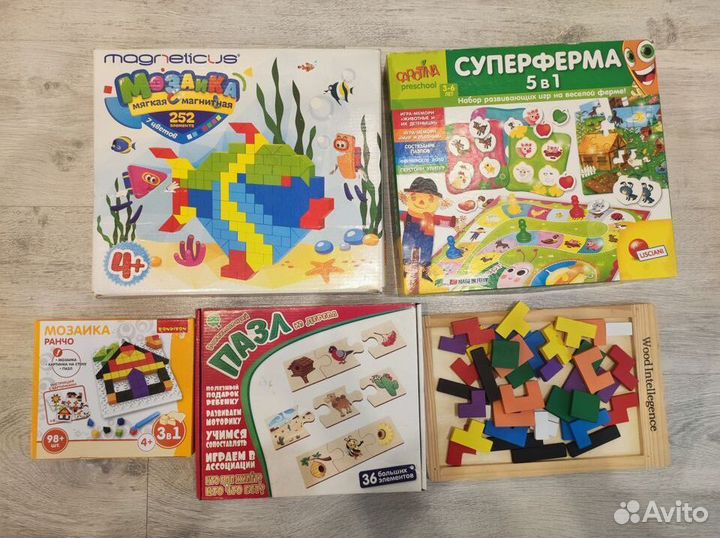 Мазайки настольные игры