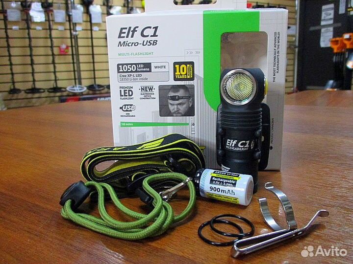 Фонарь Armytek Elf C1 XP-L USB (Белый свет)