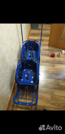 Санки для двоих детей