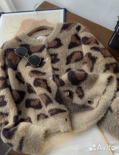 Кардиган Zara леопардовый