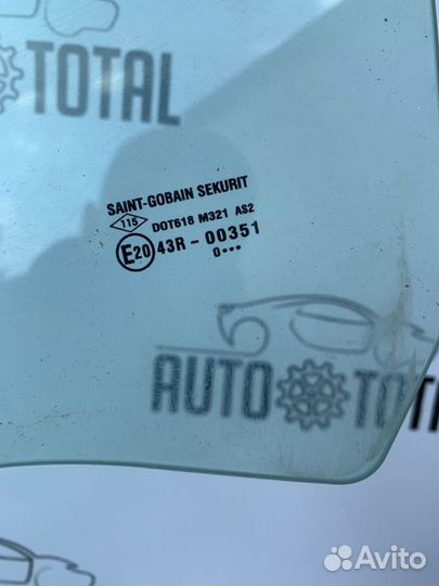 Стекло двери заднее левое Renault Sandero 1