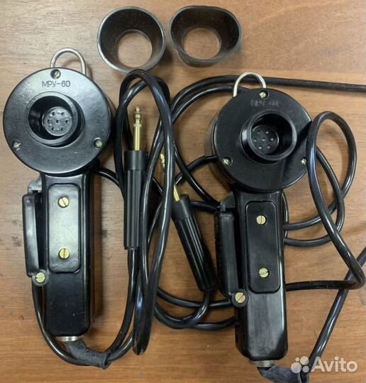 Микрофон мру-6, бакелитовый, новый, времён СССР