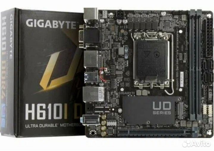 Новая Материнская плата gigabyte H610i ddr4 itx