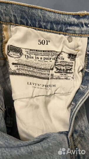 Джинсы levis 501 24/28