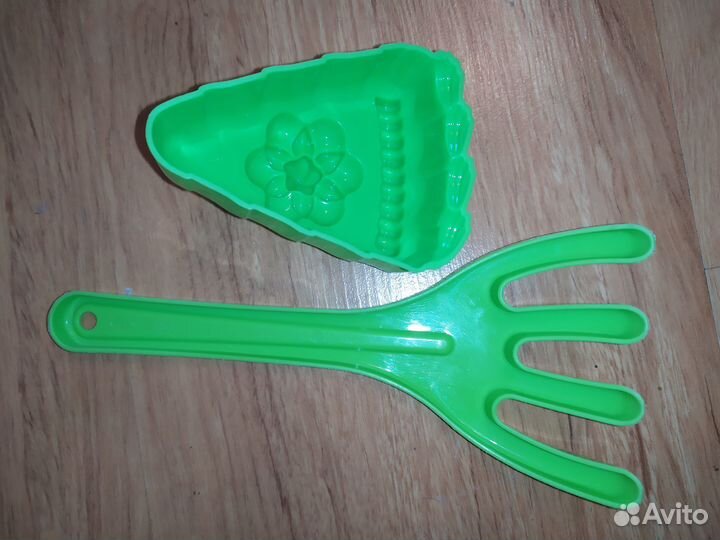 Форма формочка для песочницы пирожное грабли