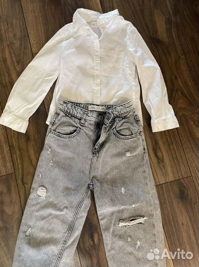 Джинсы zara для девочки