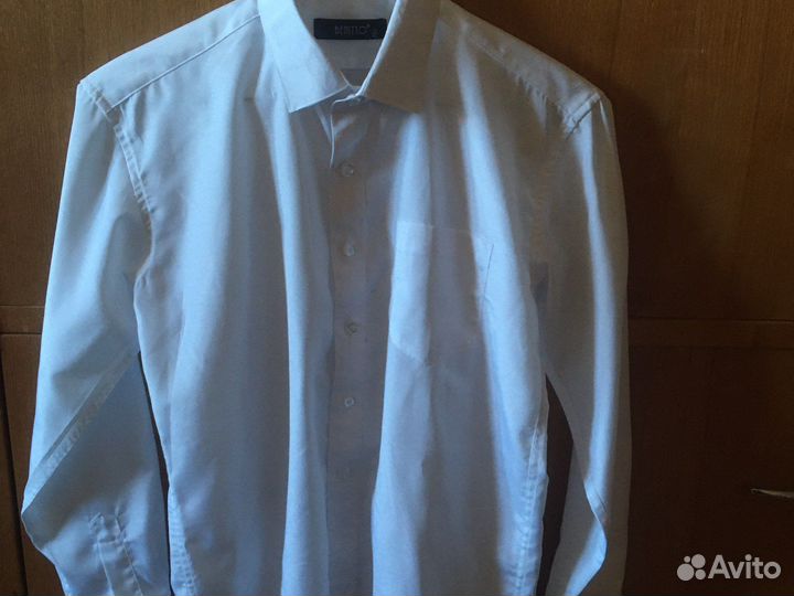 Рубашка белая для мальчика 33-140