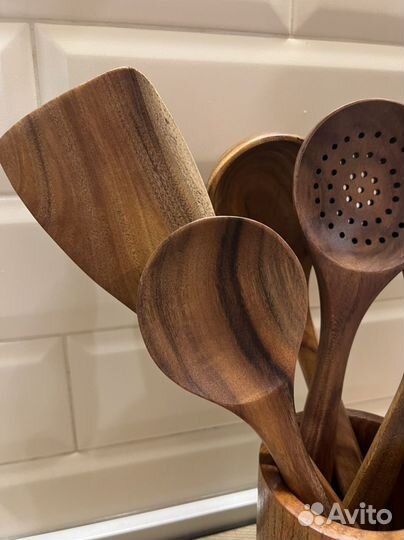 Деревянный кухонный набор
