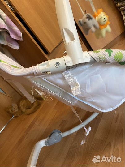 Шезлонг детский с вибрацией