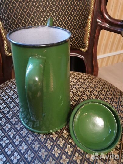 Чайник кофейник заварник эмалированый СССР 1957 г