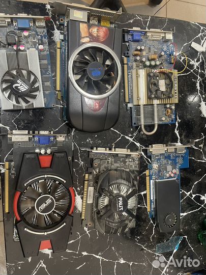 Видеокарты 6 штук