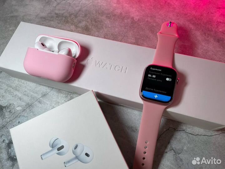 Комплект AirPods Pro 2 + Apple Watch 9