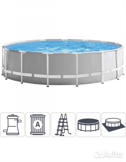 Каркасный бассейн огромный