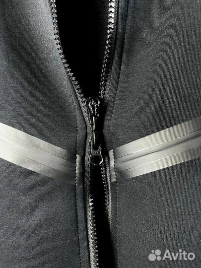 Зип худи Nike tech fleece черное