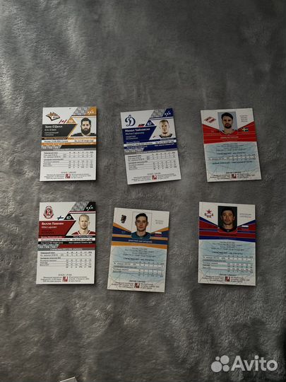 Хоккейные карточки кхл