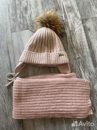 Шапка зимняя для девочки 50 52