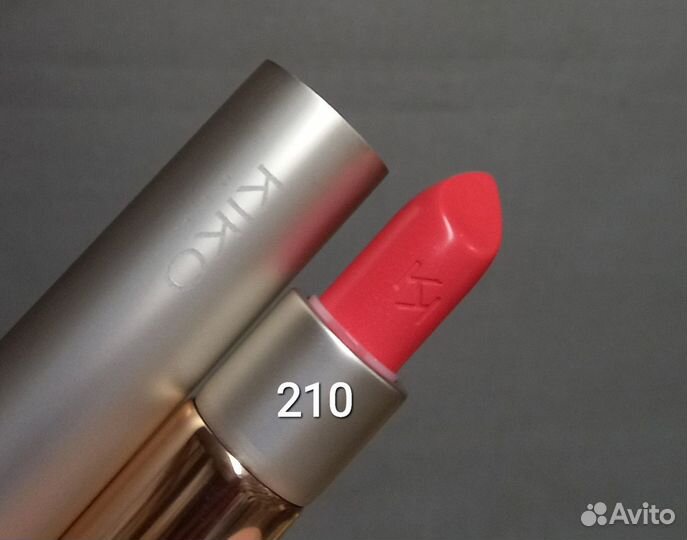 Kiko milano glossy dream помада коралловая 210