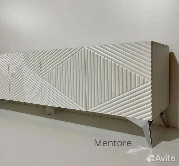 Тумба тв Bravo в белом цвете (конструктор)