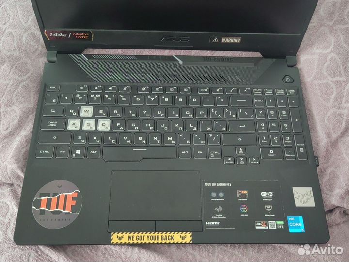 Asus tuf gaming f15 игровой ноутбук