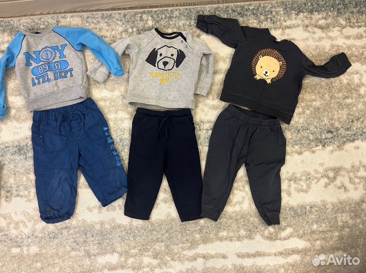 Пакет вещей на мальчика 86 92 размер