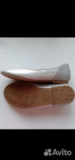 Балетки для девочки 30 размер б/у,рюкзак в дар