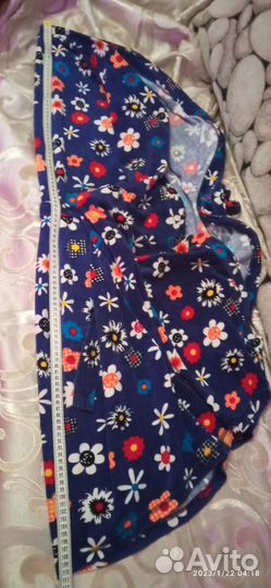 Халат велюровый х/б