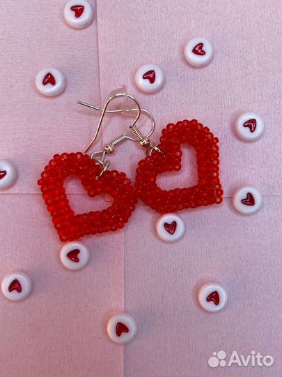 Серьги из бисера