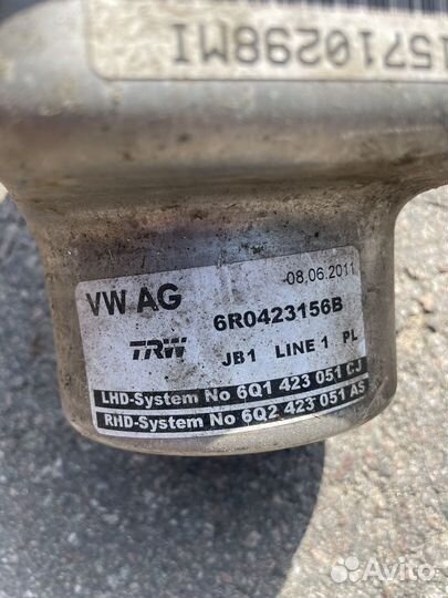 Эгур электрогидроусилитель Шкода Фабия Skoda Fabia