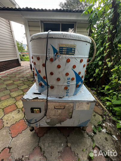 Перосъемная машина NT-600WF с подачей воды