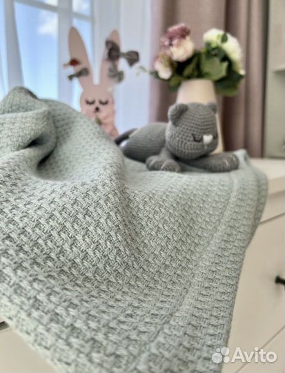 Плед детский вязаный (Новые)