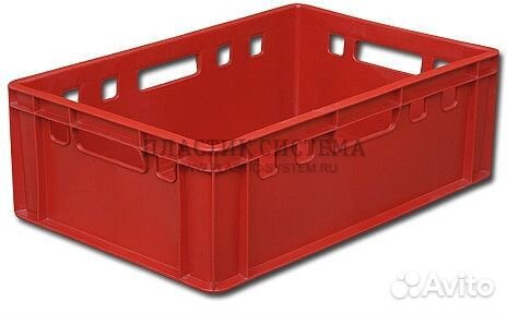 Пластиковый ящик Е2 600 x 400 x 200 мм