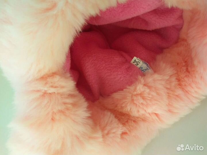 Зимняя теплая шапка 2-3 года