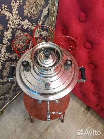 Старинный Угольный Самовар полный комплект