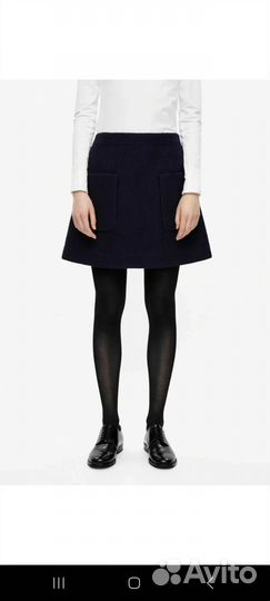 Юбка cos шерсть 44