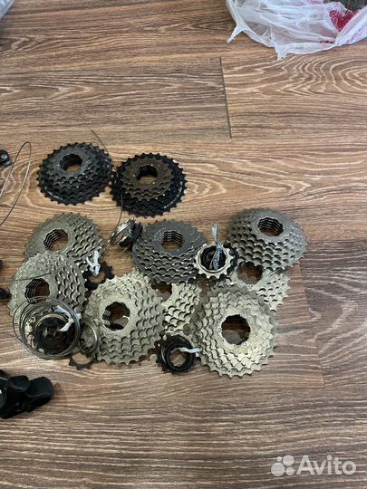 Велозапчасти кассеты диски задний переключате
