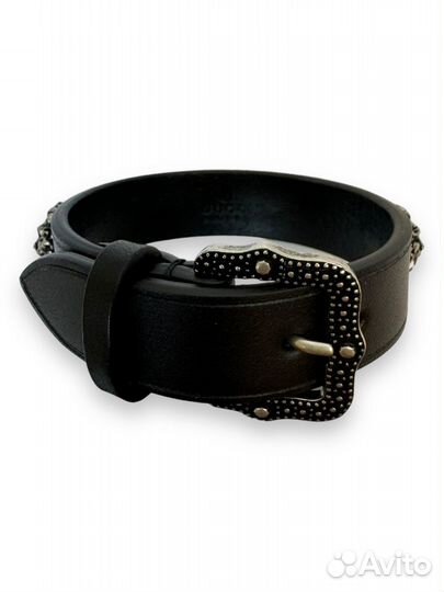 Браслет Gucci Lion Leather Bracelet 'Black'